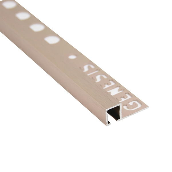 Laattalista neliö 10mm kupari 2,5m harjattu