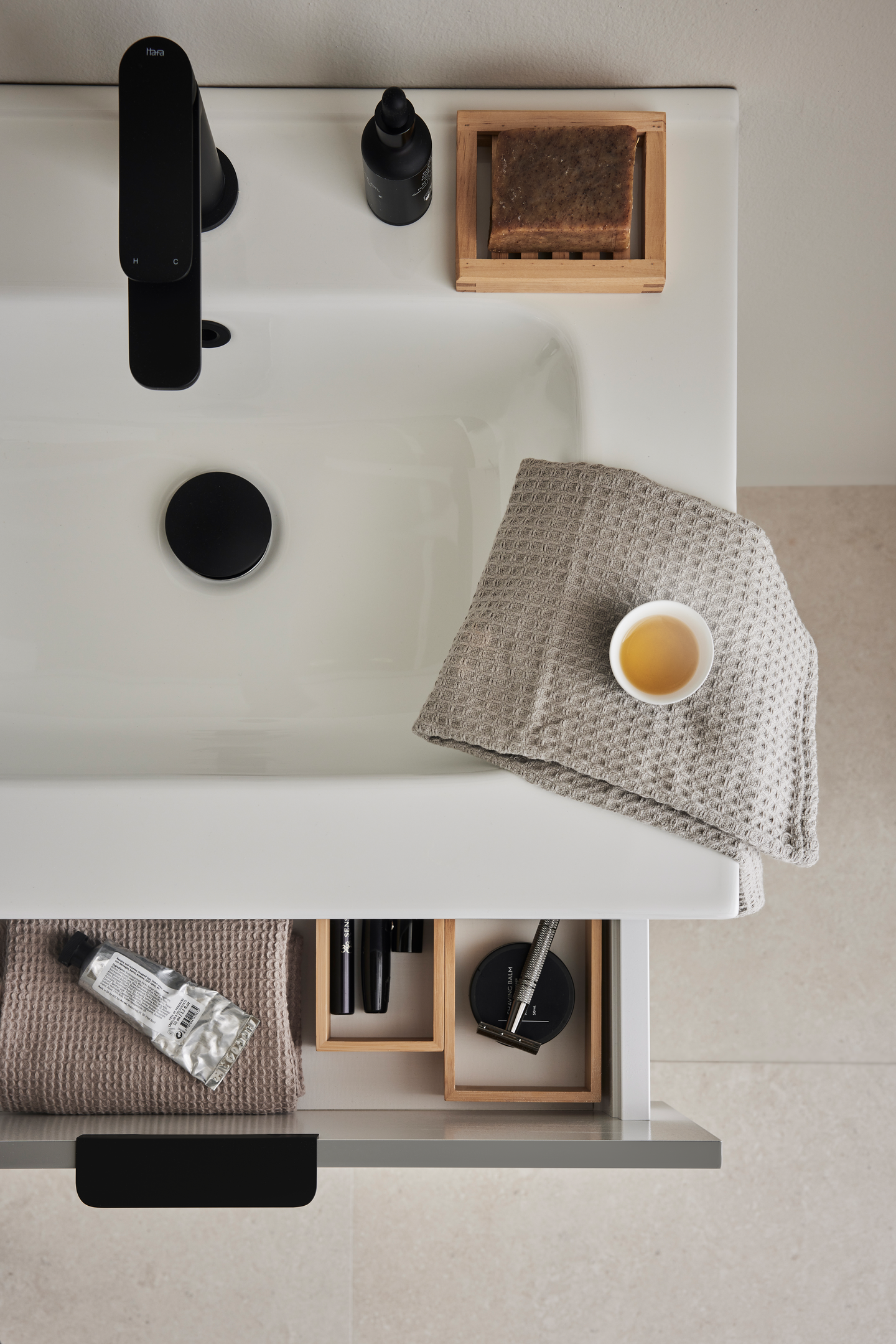 KOMMOD HAFA STORM 600 VARM GRÅ M, TVÄTTSTÄLL