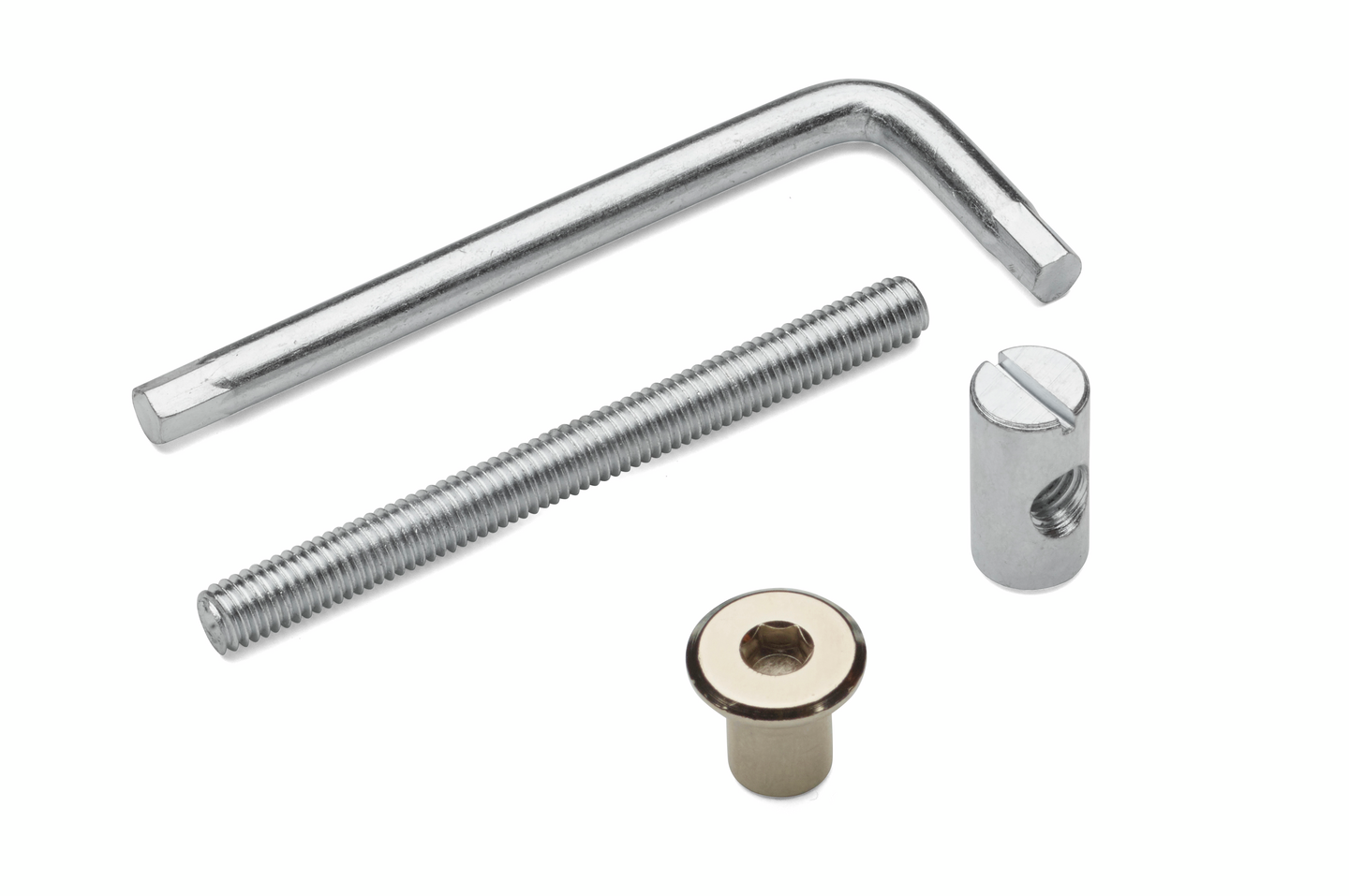 MONTERINGSBESLAG HABO 1409 M6 NICKEL 4ST