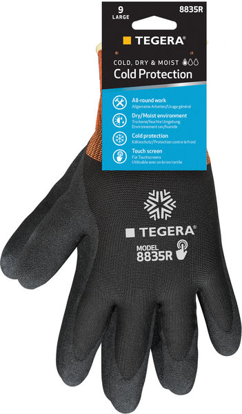 HANDSKE 8835R TEGERA SYNTETDOPPADE STL 9