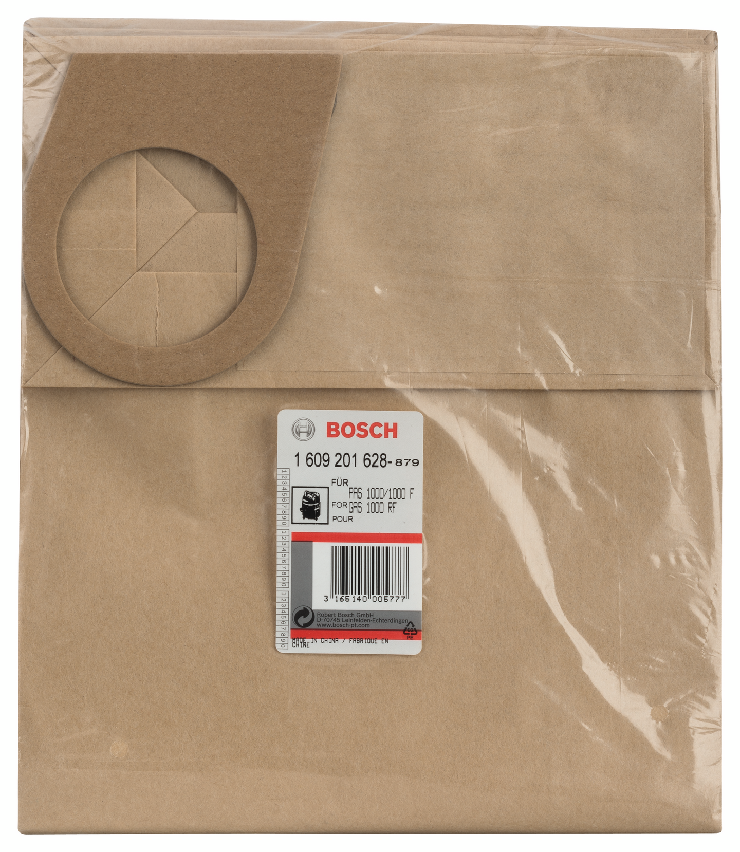 Suodatinpussi Bosch PAS 1000 GAS 12-50 paperi
