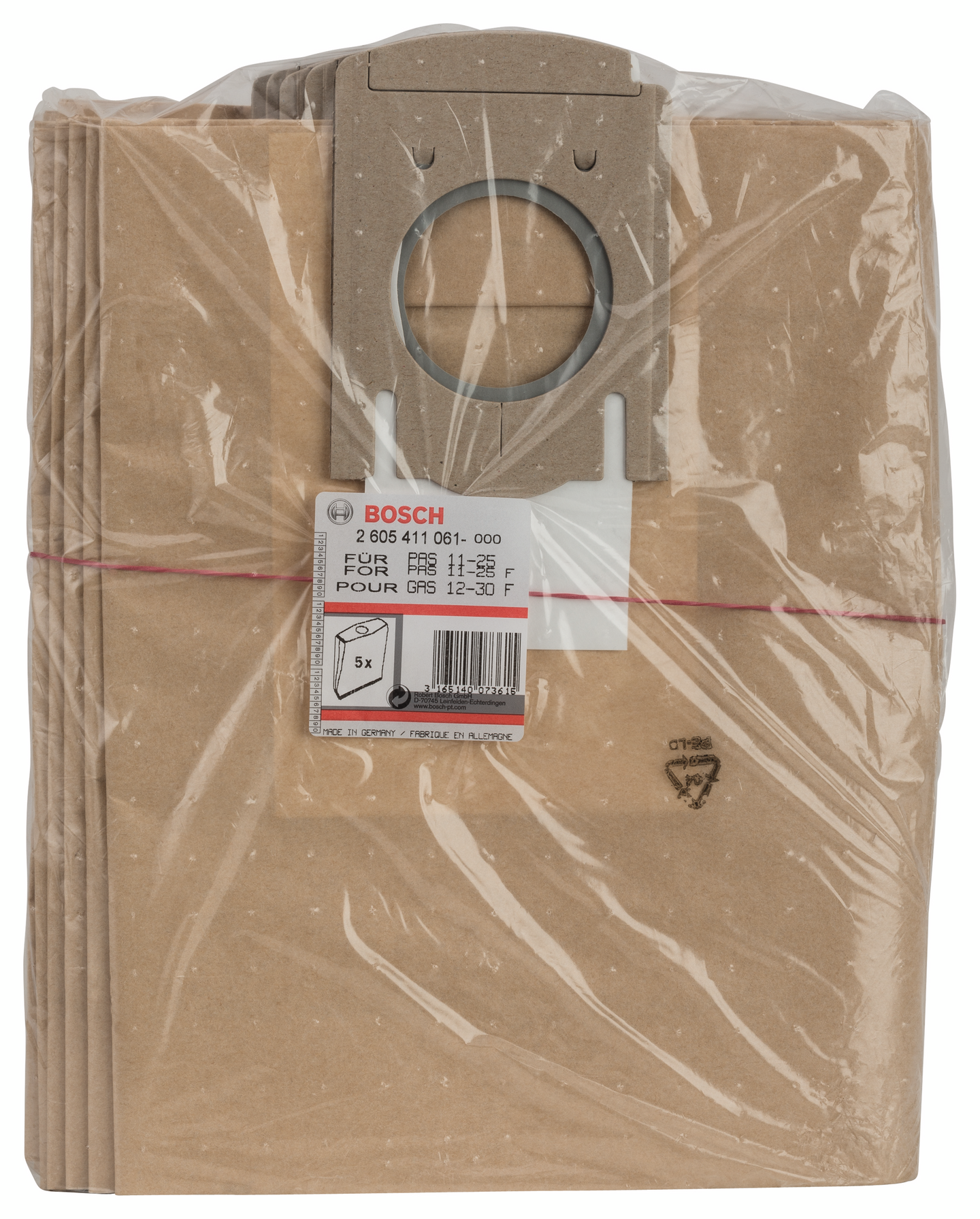 Suodatinpussi Bosch GAS 12-30 paperi 5kpl