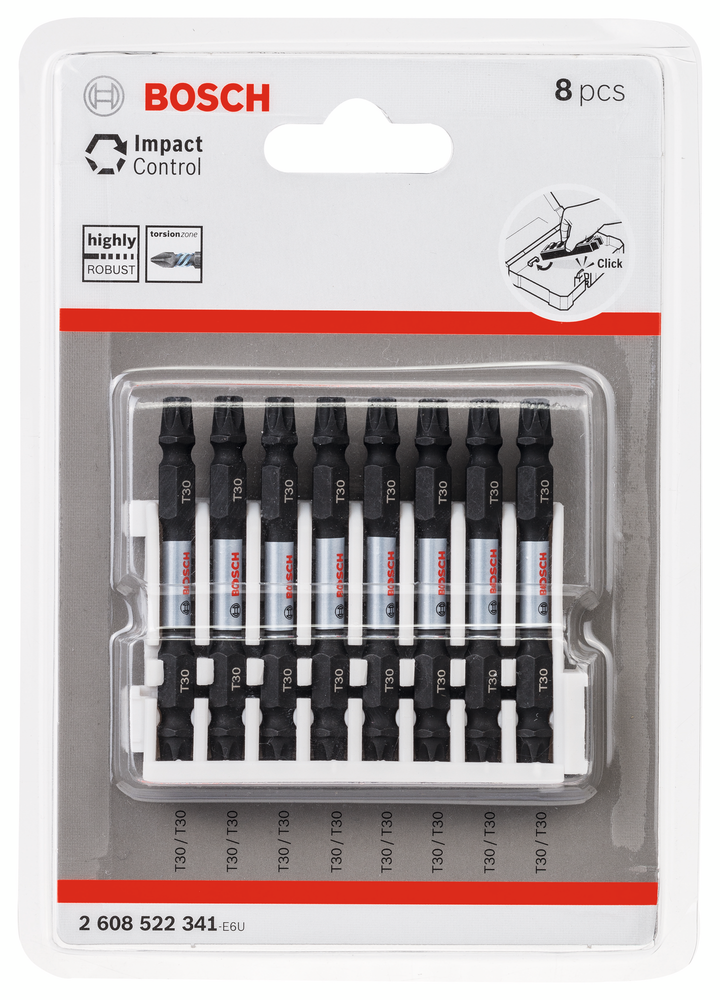 BITS BOSCH IMPACT TX30 65MM 8ST