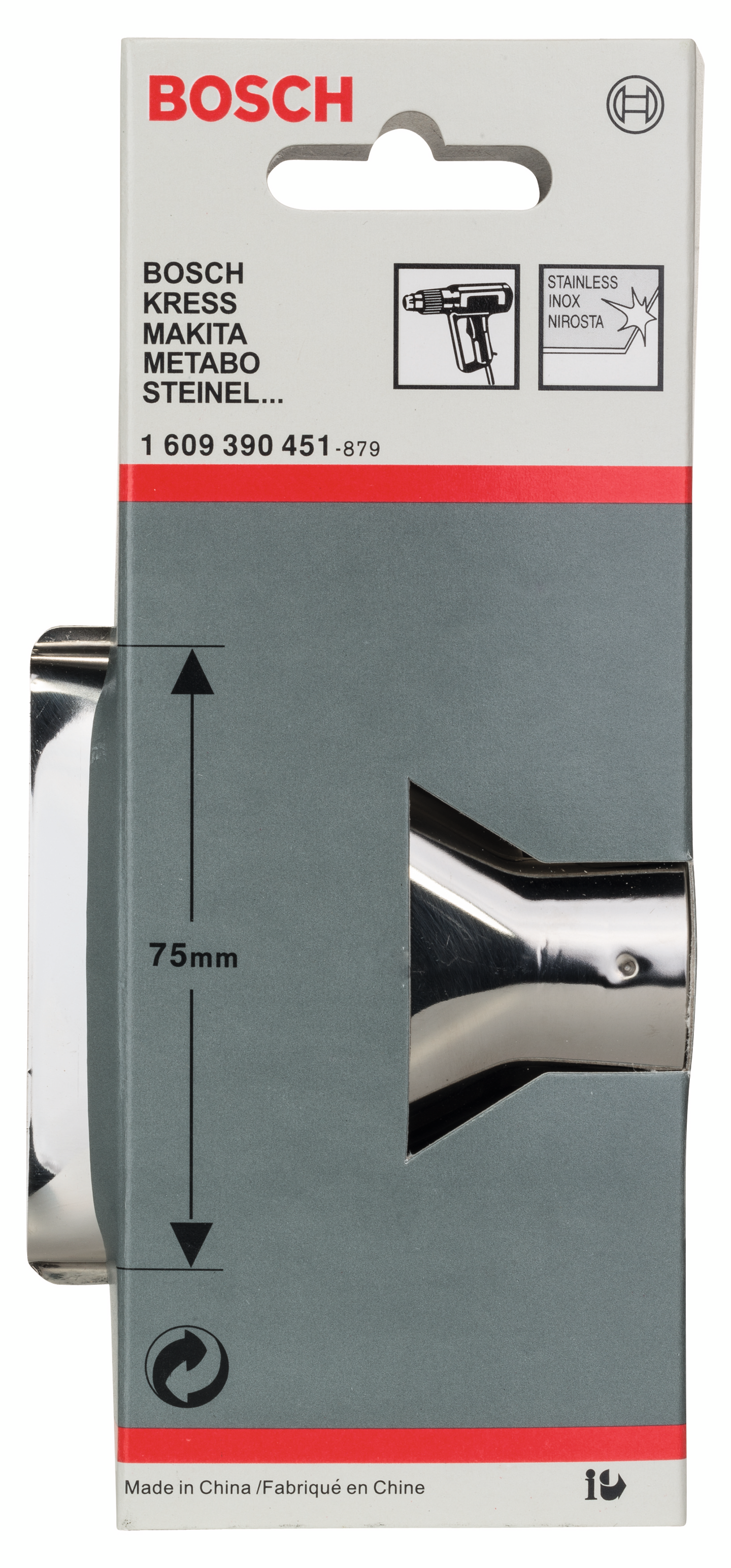 YTMUNSTYCKE BOSCH 1609390451 75MM