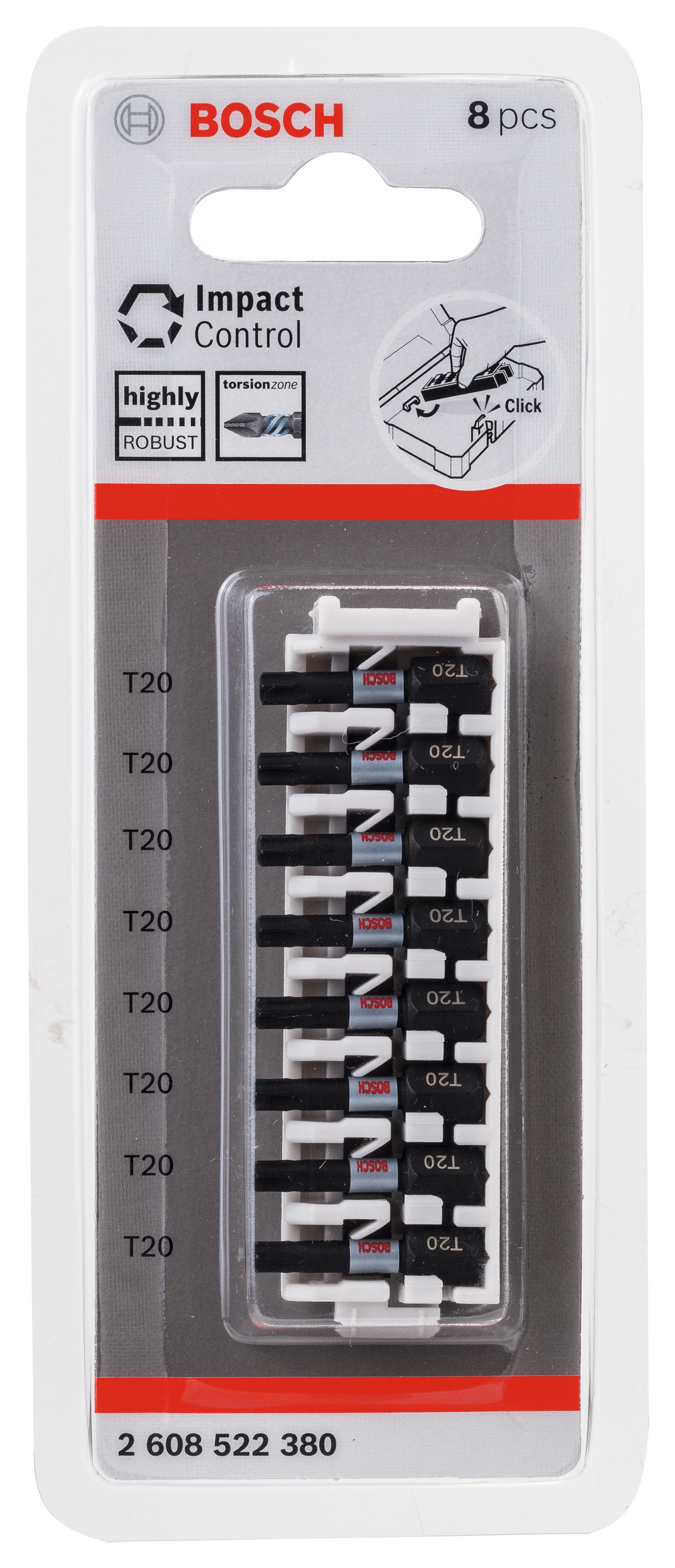 BITS IMPACT T20 25MM 8ST