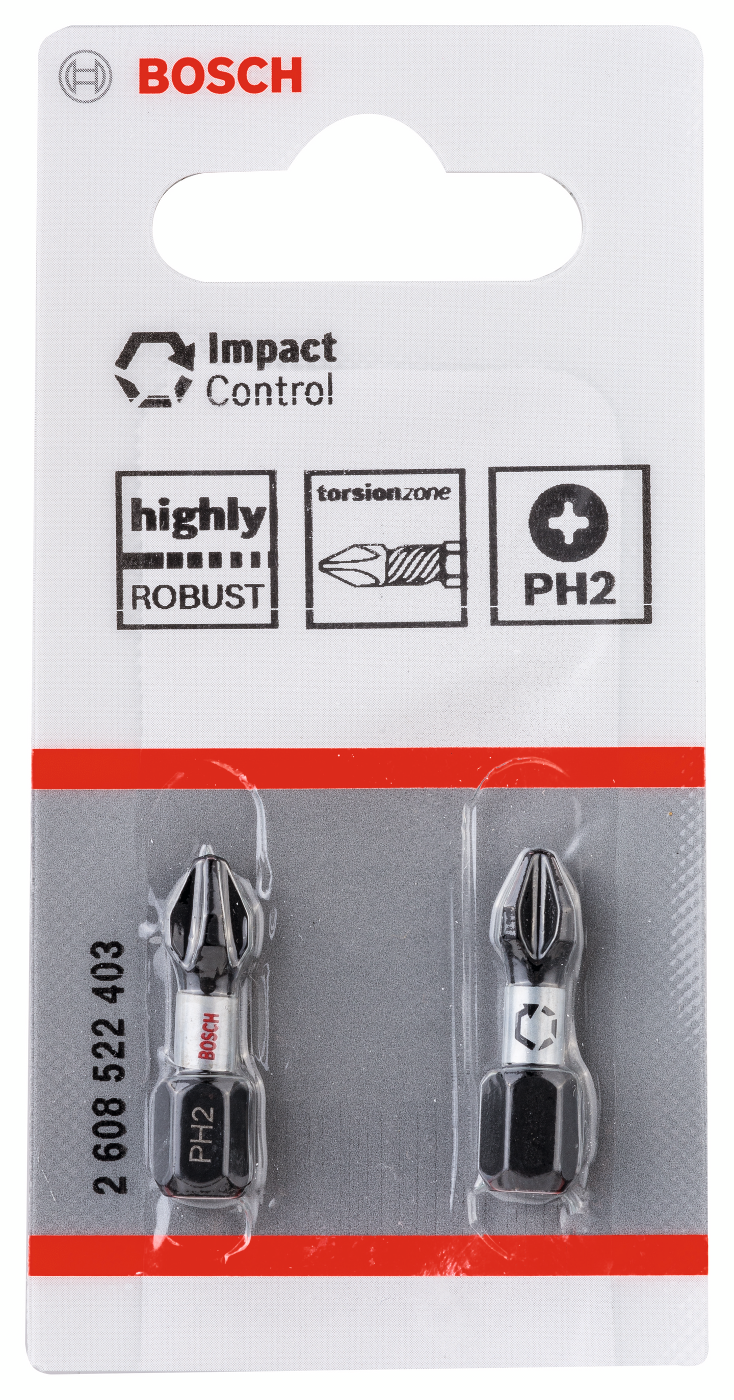 BITS BOSCH PH2 IMPACT 25MM 2ST