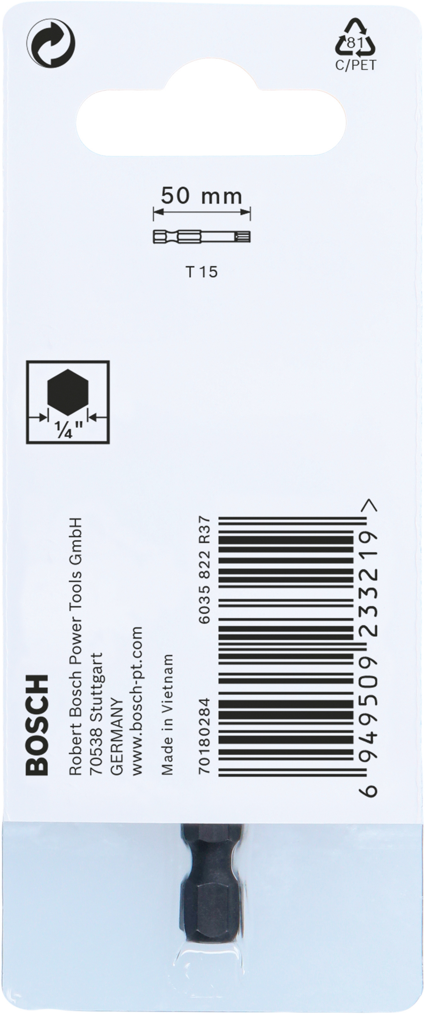BITS T15 IMPACT 50MM