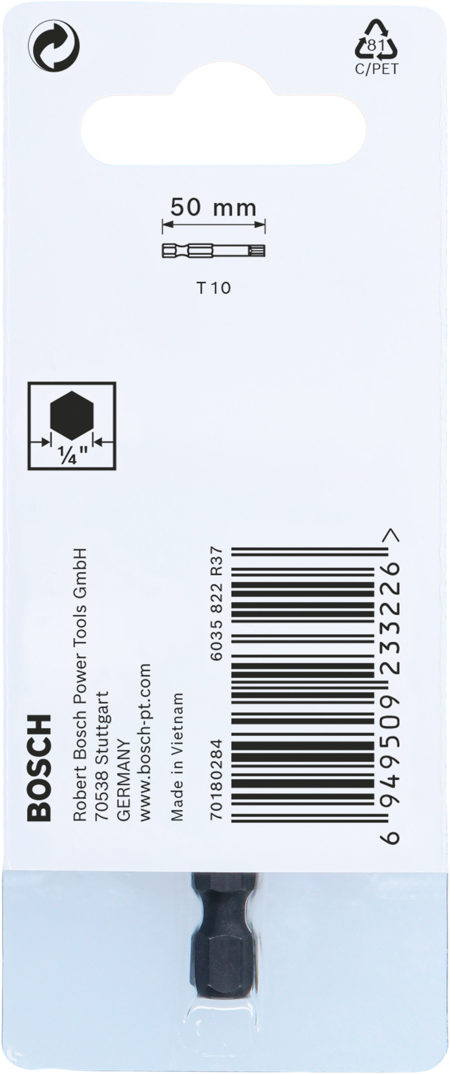 BITS T10 IMPACT 50MM