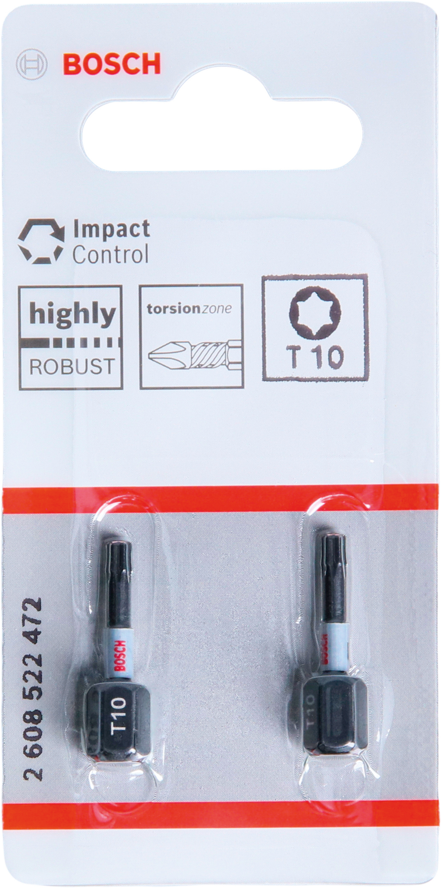 BITS T10 IMPACT 25MM 2ST