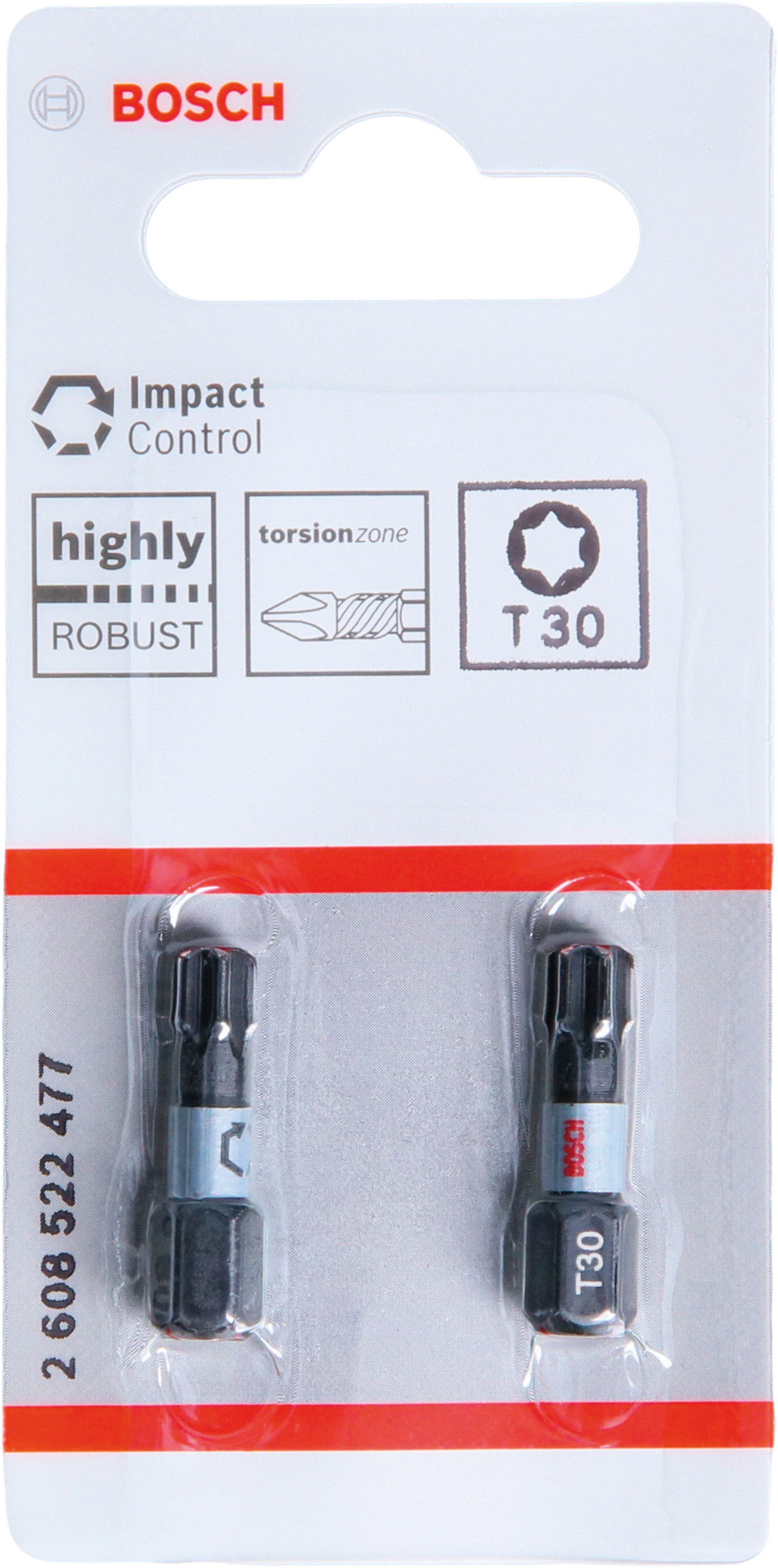 BITS BOSCH T30 IMPACT 25MM 2ST