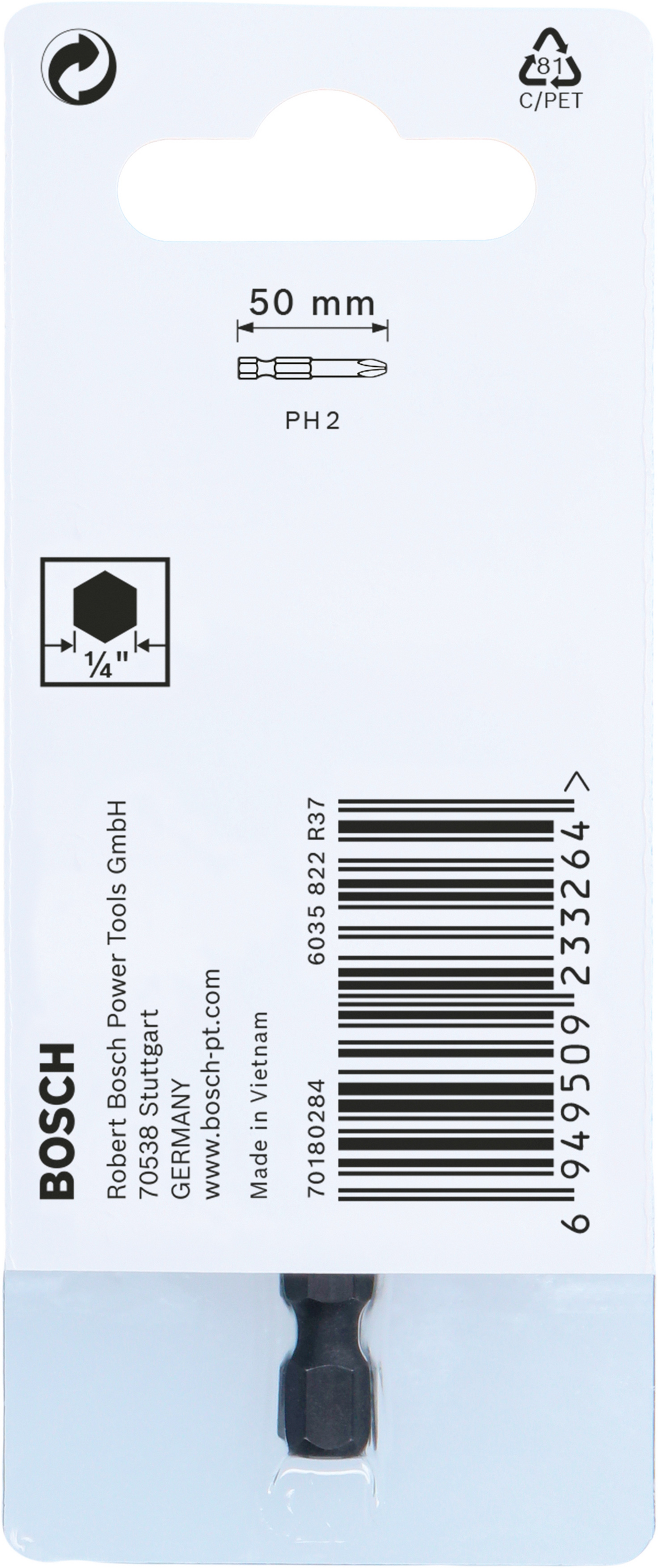 BITS PH2 IMPACT 50MM