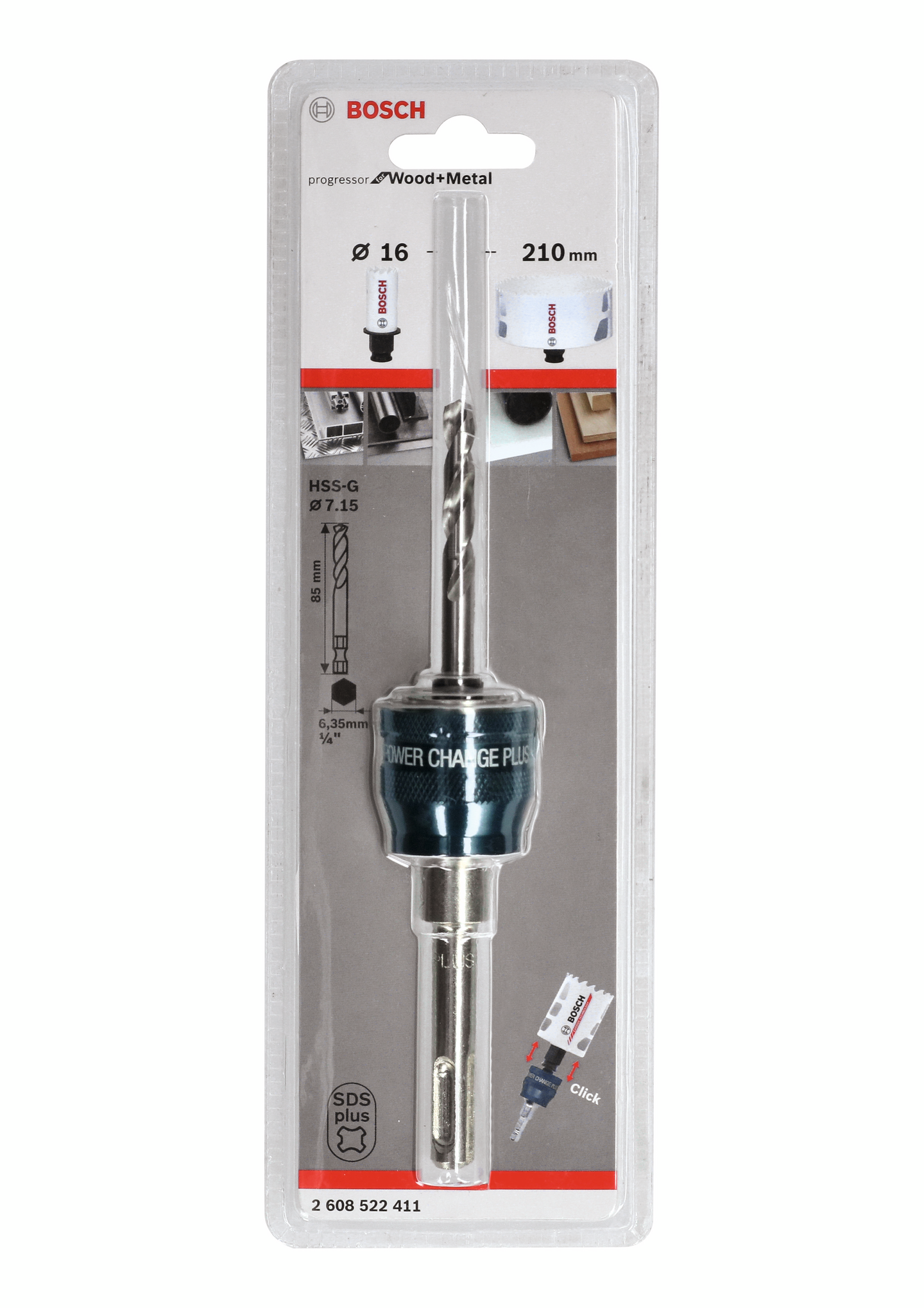 HÅLSÅGADAPTER BOSCH PCP SDS HSS-G 7,15X85MM