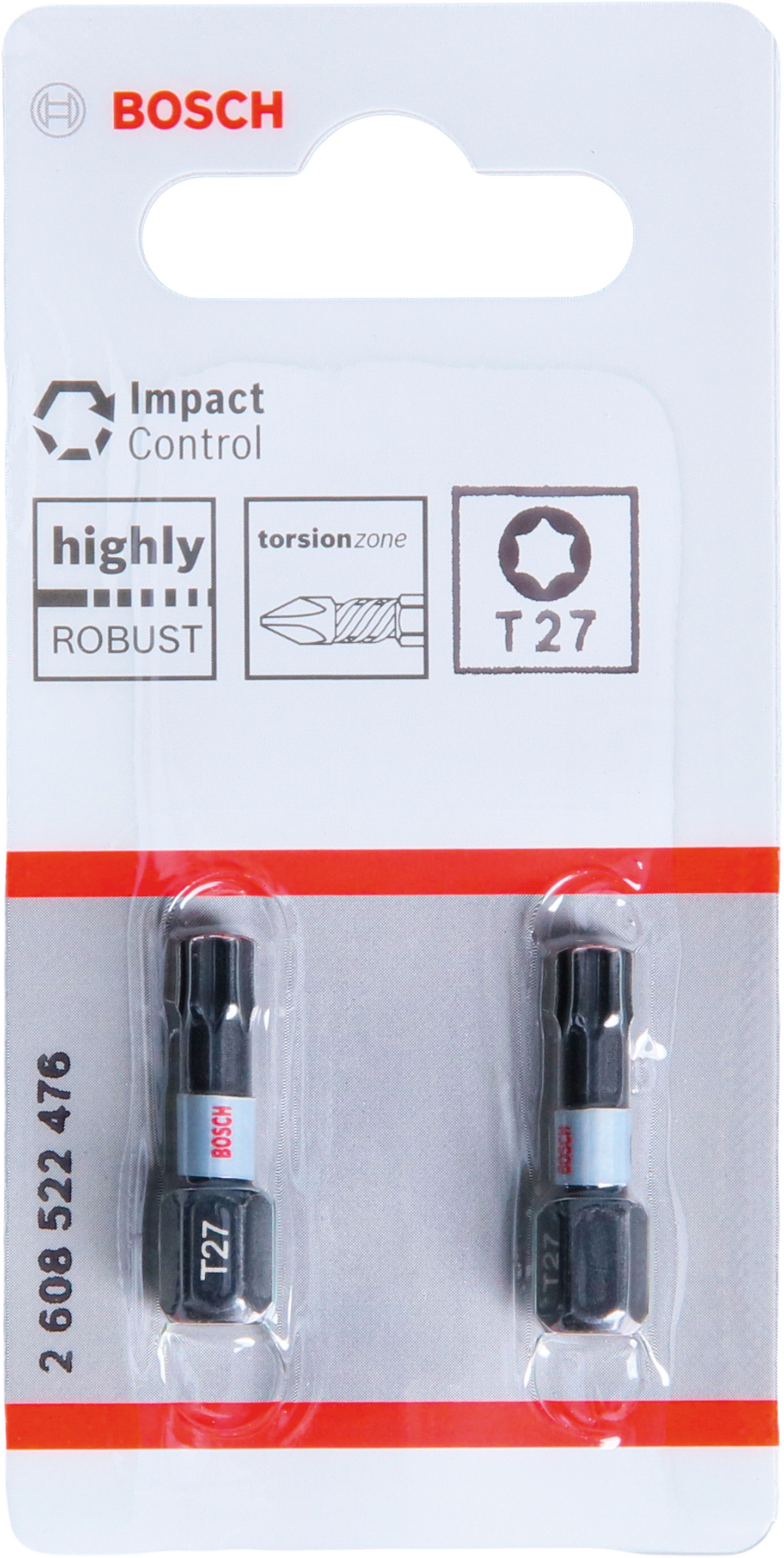 BITS BOSCH T27 IMPACT 25MM 2ST