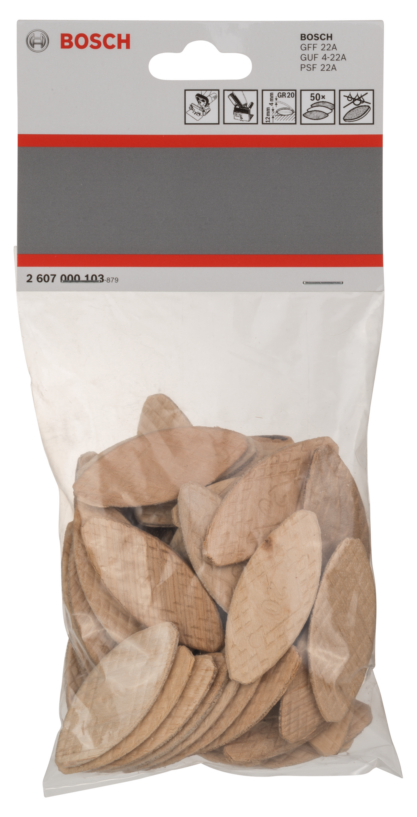 FLATA BOSCH KILAR FÖR SKIVFRÄS 60X23X4MM 50ST