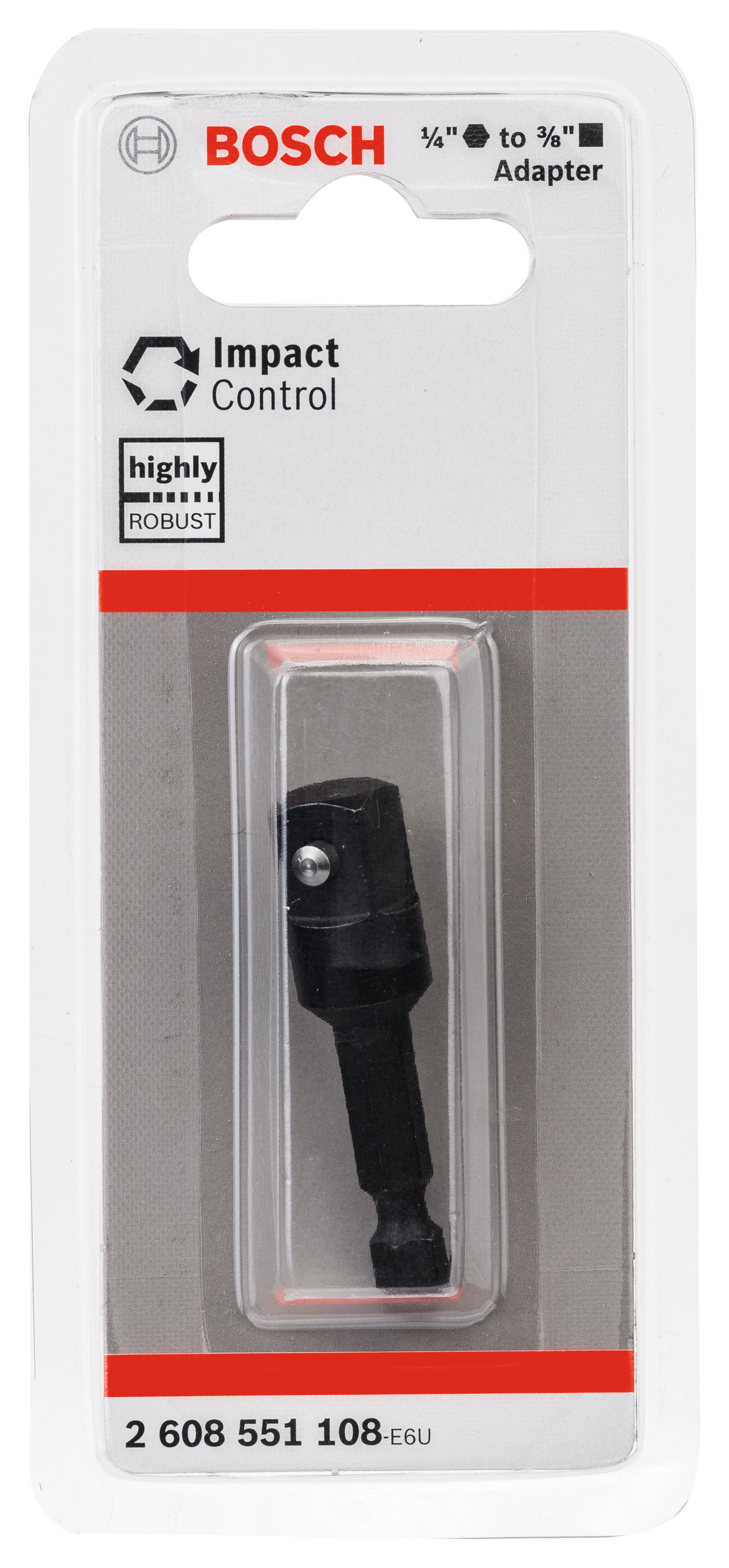ADAPTER BOSCH TILL HYLSA 1/4HEX 3/8T HEX BOSCH 3/8