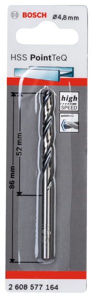 METALLBORR BOSCH POINTTEC HSS-R 4,8MM