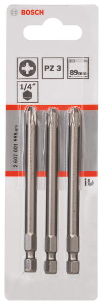 BITS BOSCH PZ3 89MM 3ST