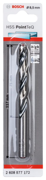 METALLBORR BOSCH POINTTEC HSS-R 8,5MM