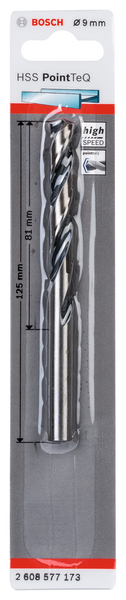 METALLBORR BOSCH POINTTEC HSS-R 9,0MM