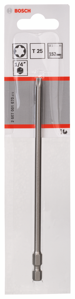 BITS 1/4 T25 EX HÅRD 152MM 1P