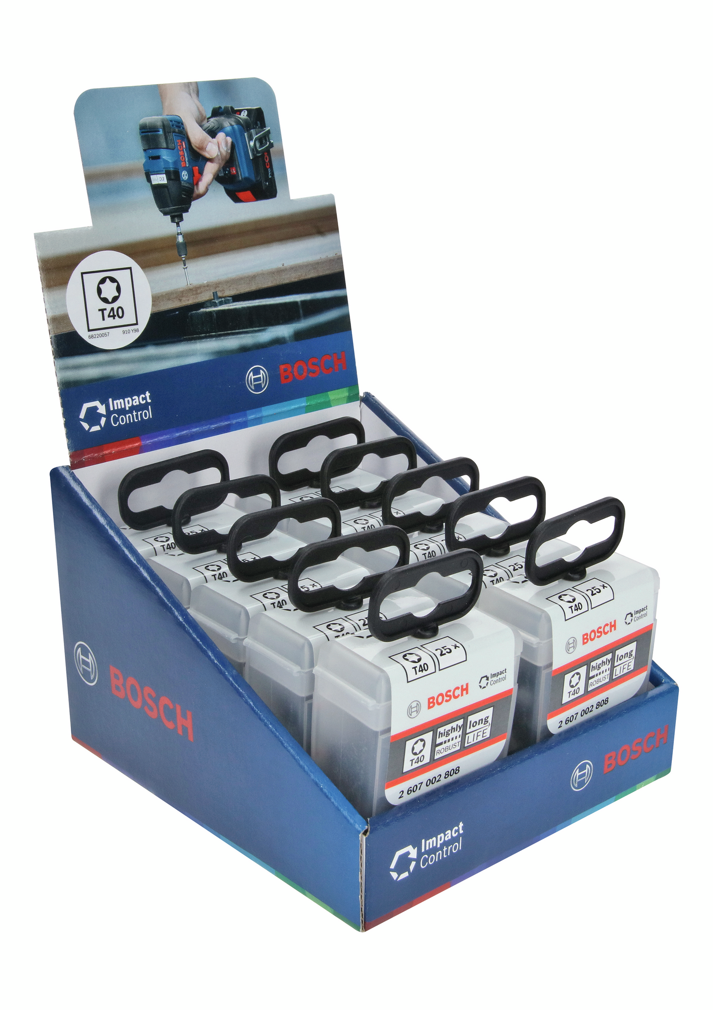 BITS BOSCH T40 IMPACT 25MM TICTAC, 25ST