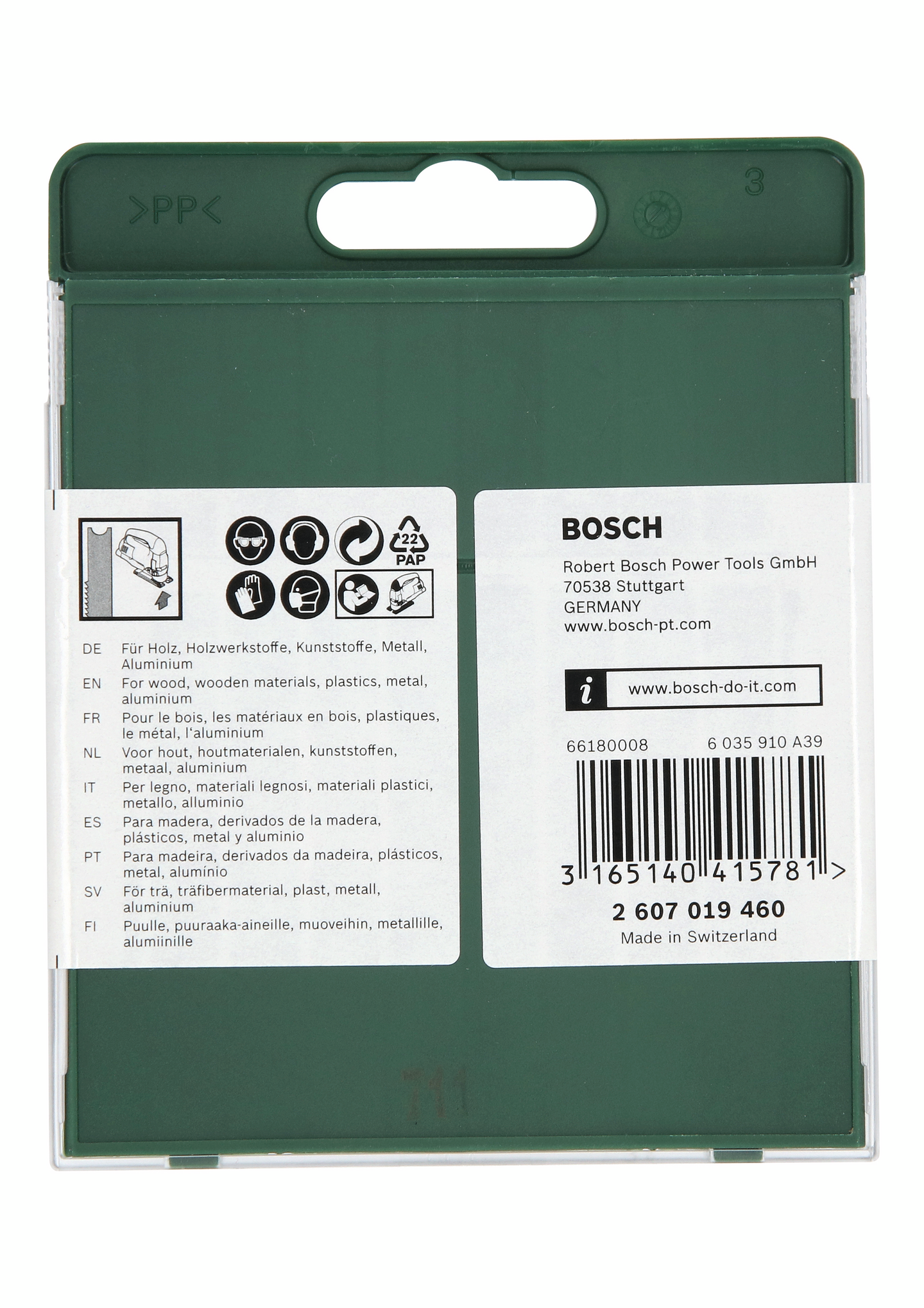 STICKSÅGBLADSET BOSCH U-SKAFT 10D