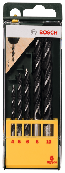 TRÄBORRSET BOSCH 4-10MM 5D PL