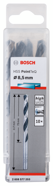 Metalliporanterä Bosch 8,5mm 10kpl HSS-R Pointtec