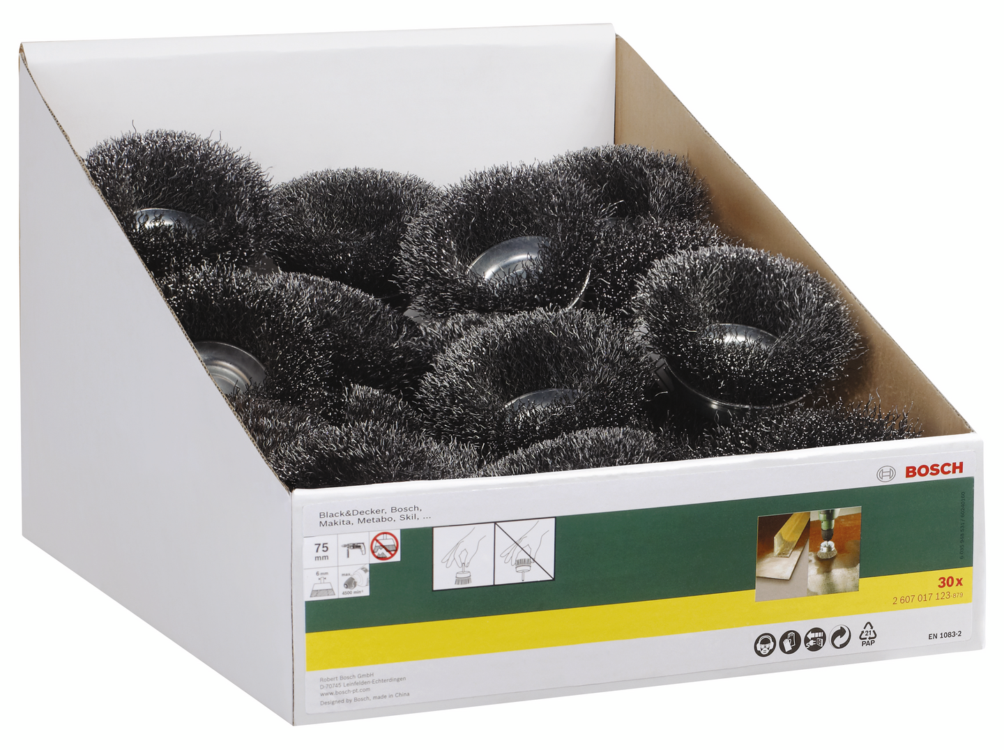 KOPPSTÅLBORSTE BOSCH BULK PL 75X6MM