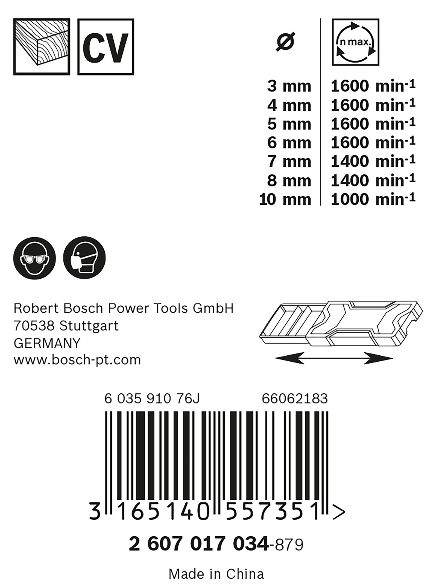 TRÄBORRSET BOSCH PRO 7P