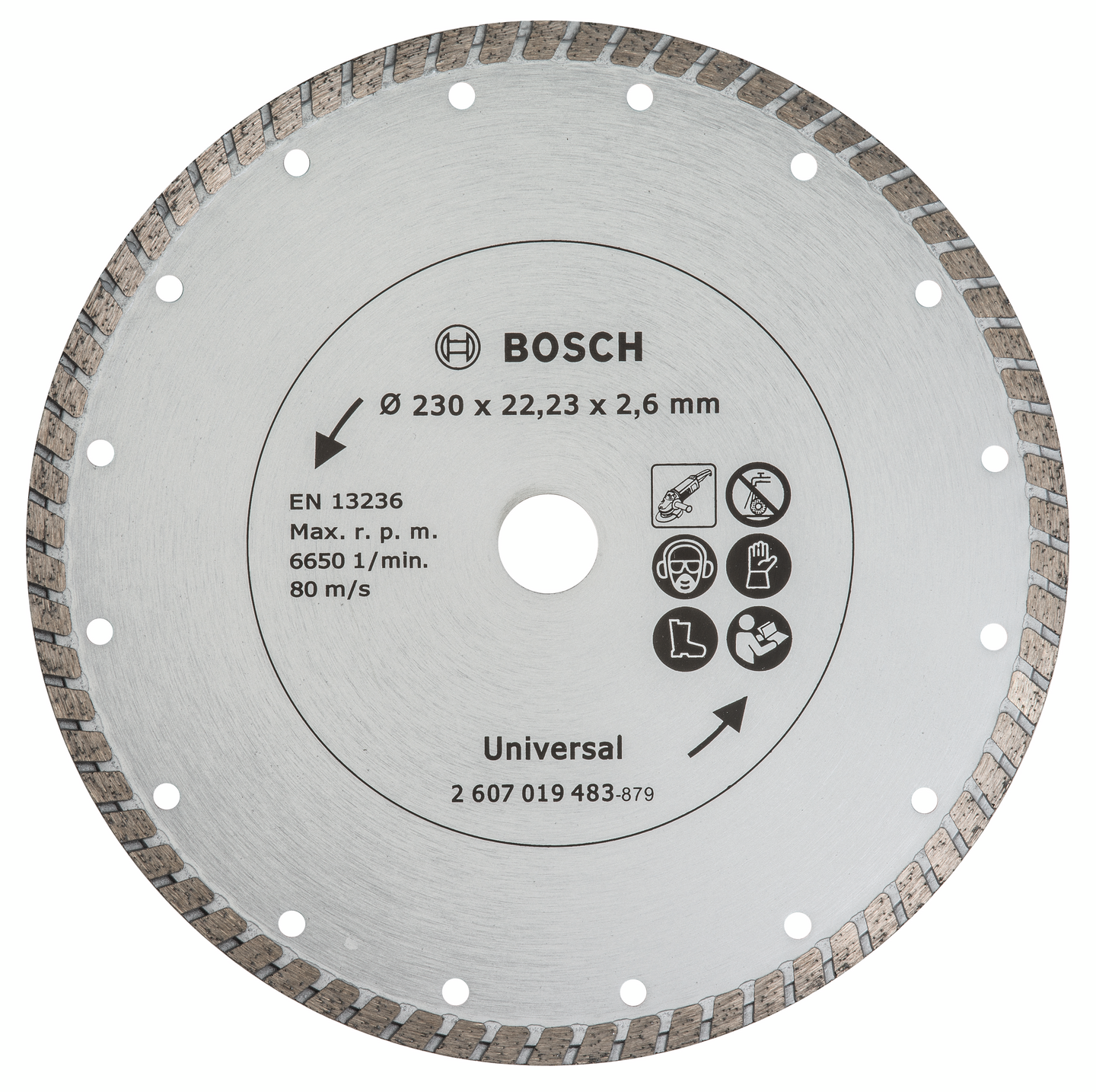 DIAMANTKAPSKIVA BOSCH TURBO 230MM PL