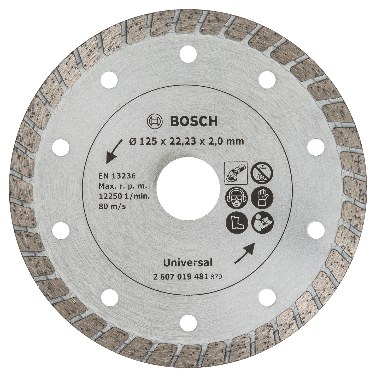 DIAMANTKAPSKIVA BOSCH TURBO 125MM