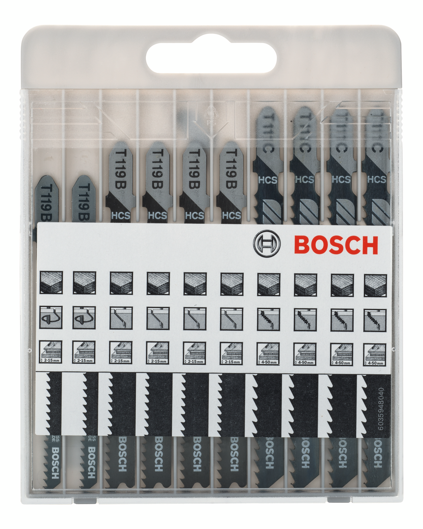 STICKSÅGBLAD BOSCH SET WOOD BASIC 10ST