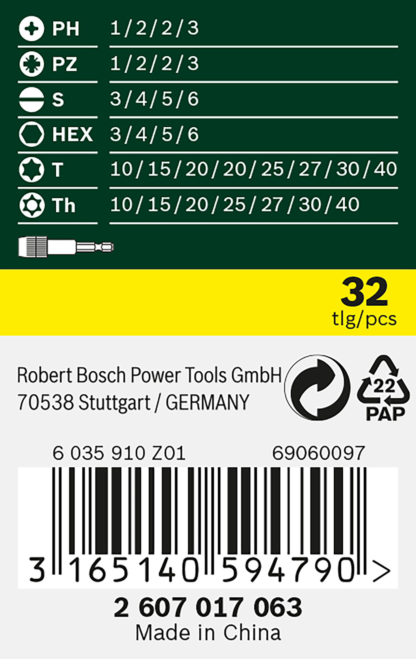 BITSSATS BOSCH PL 32DEL