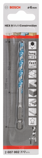 BORR MULTICONSTR HEX 6X100MM