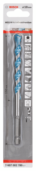 BORR MULTICONSTR HEX 10X150MM