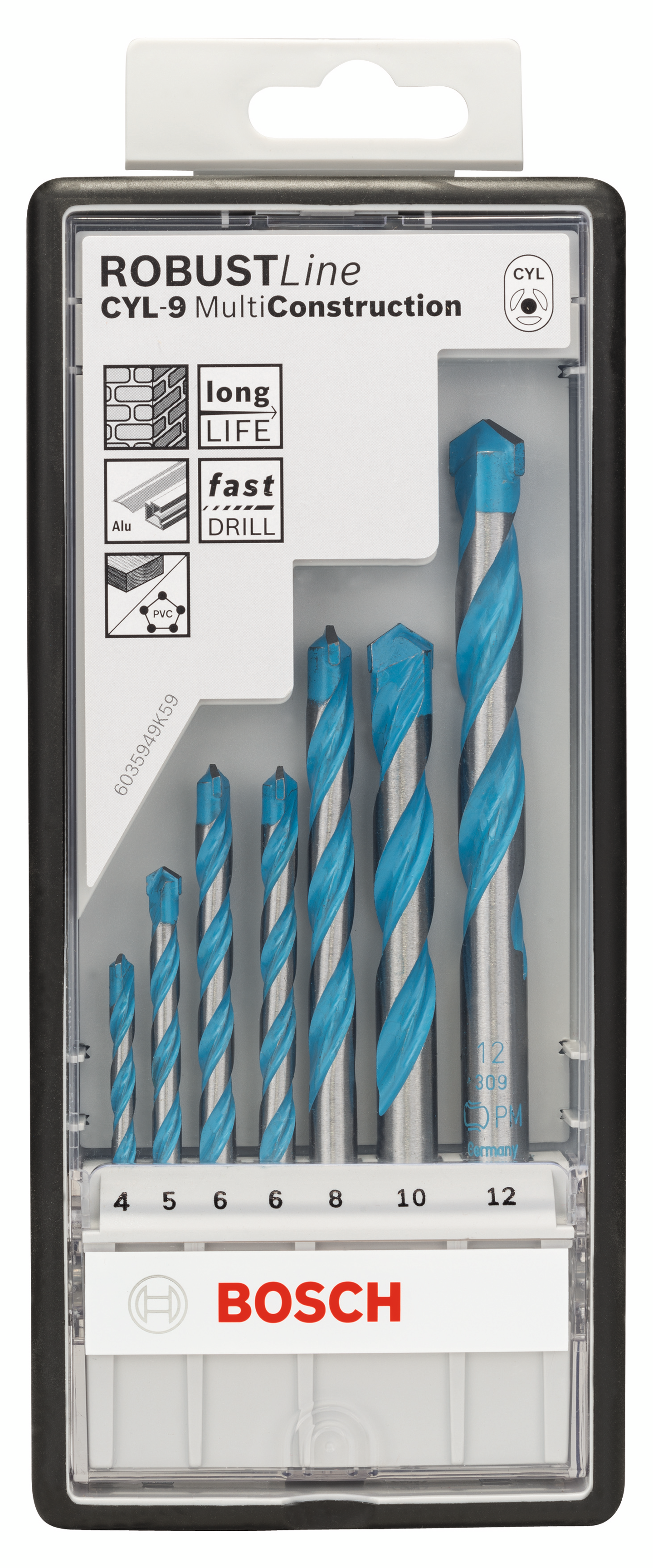 BORR ROBUST MULTI 4-12MM 7D