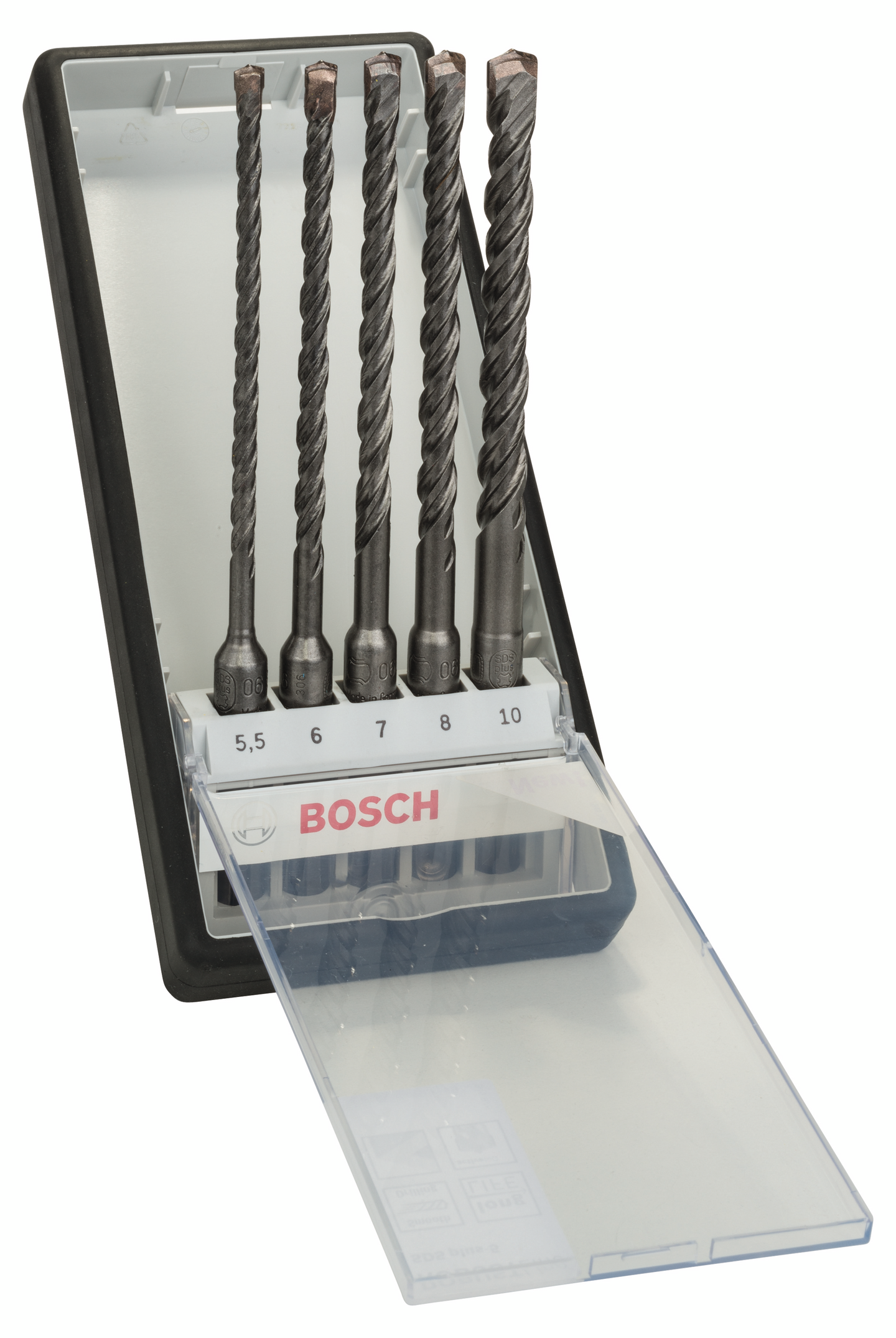 HAMMARBORRSET BOSCH SDS P-5 ROBUSTLINE 5,5-10MM 5ST