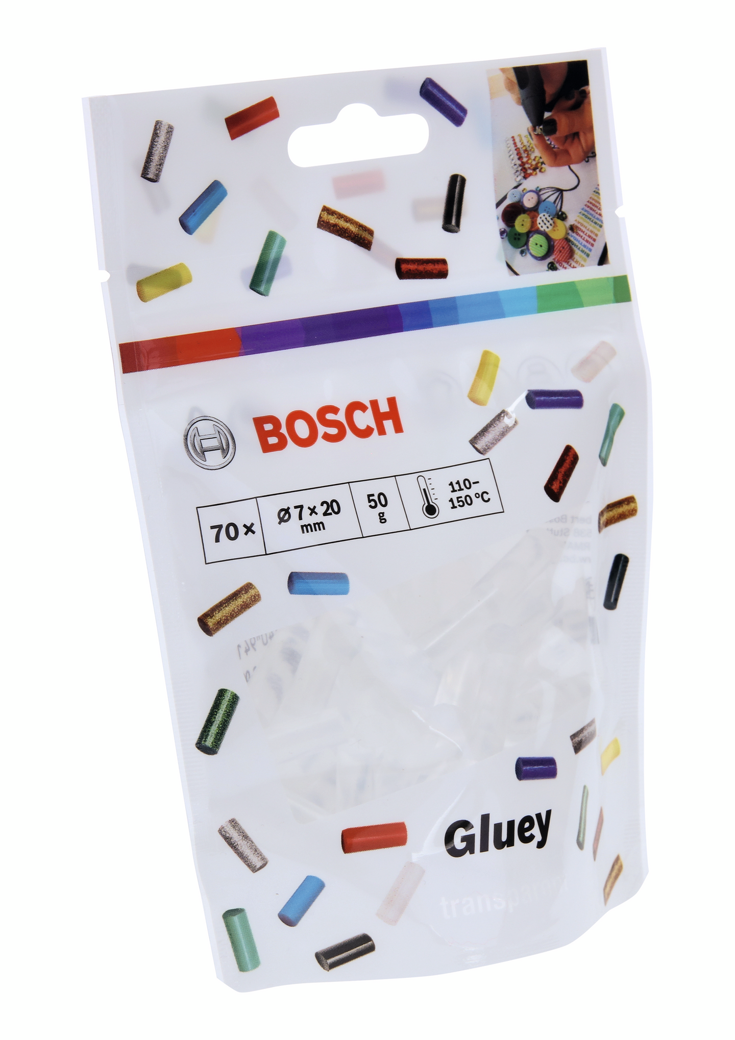 Kuumaliimapuikko Bosch gluey transparent