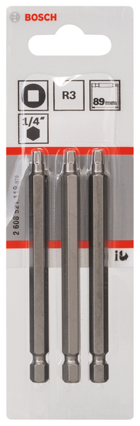 BITS BOSCH 1/4 ROBINSON3 XH 89MM 3ST