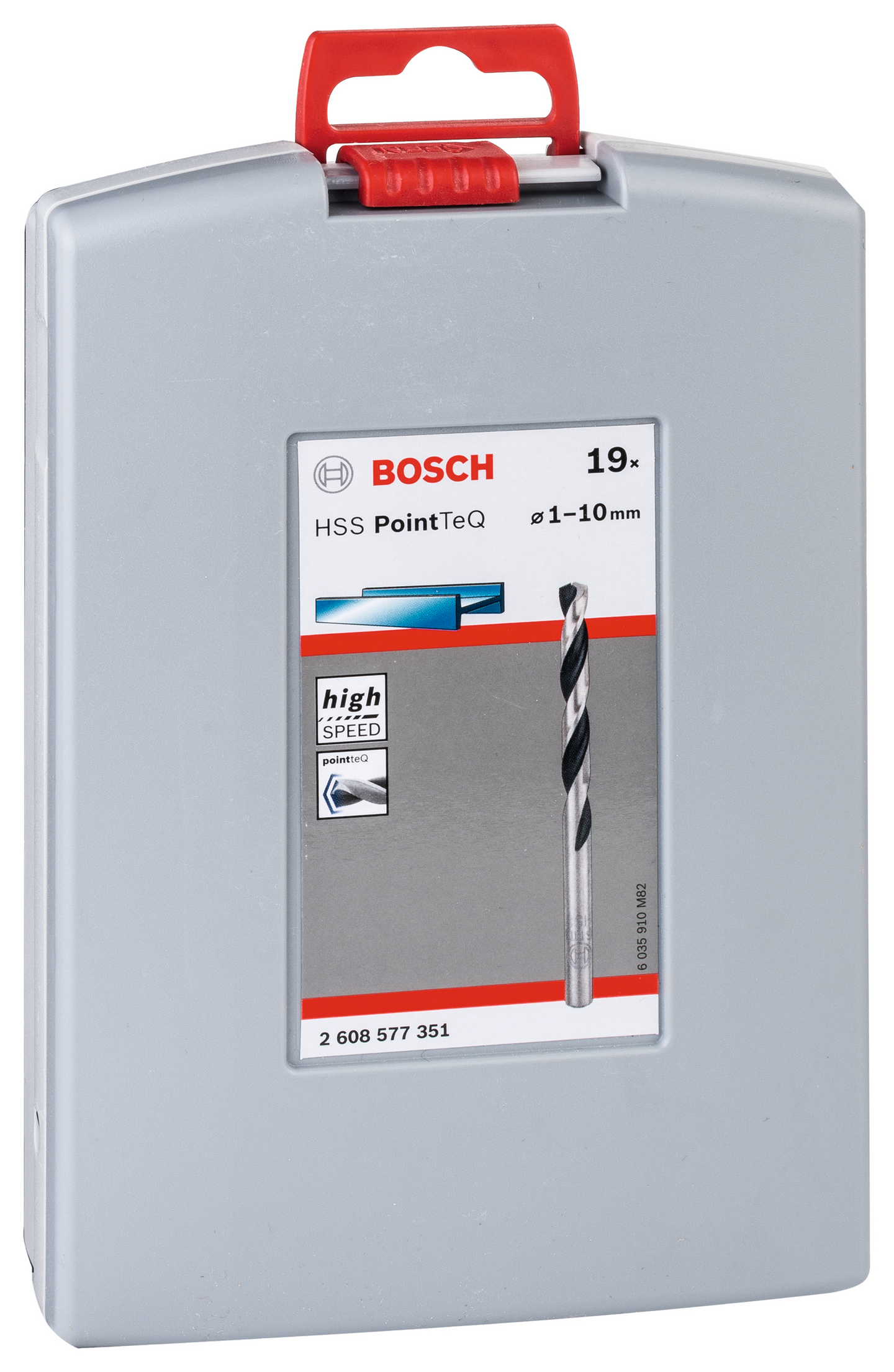 BORRSET BOSCH POINTTEC HSS-R 1-10MM 19ST