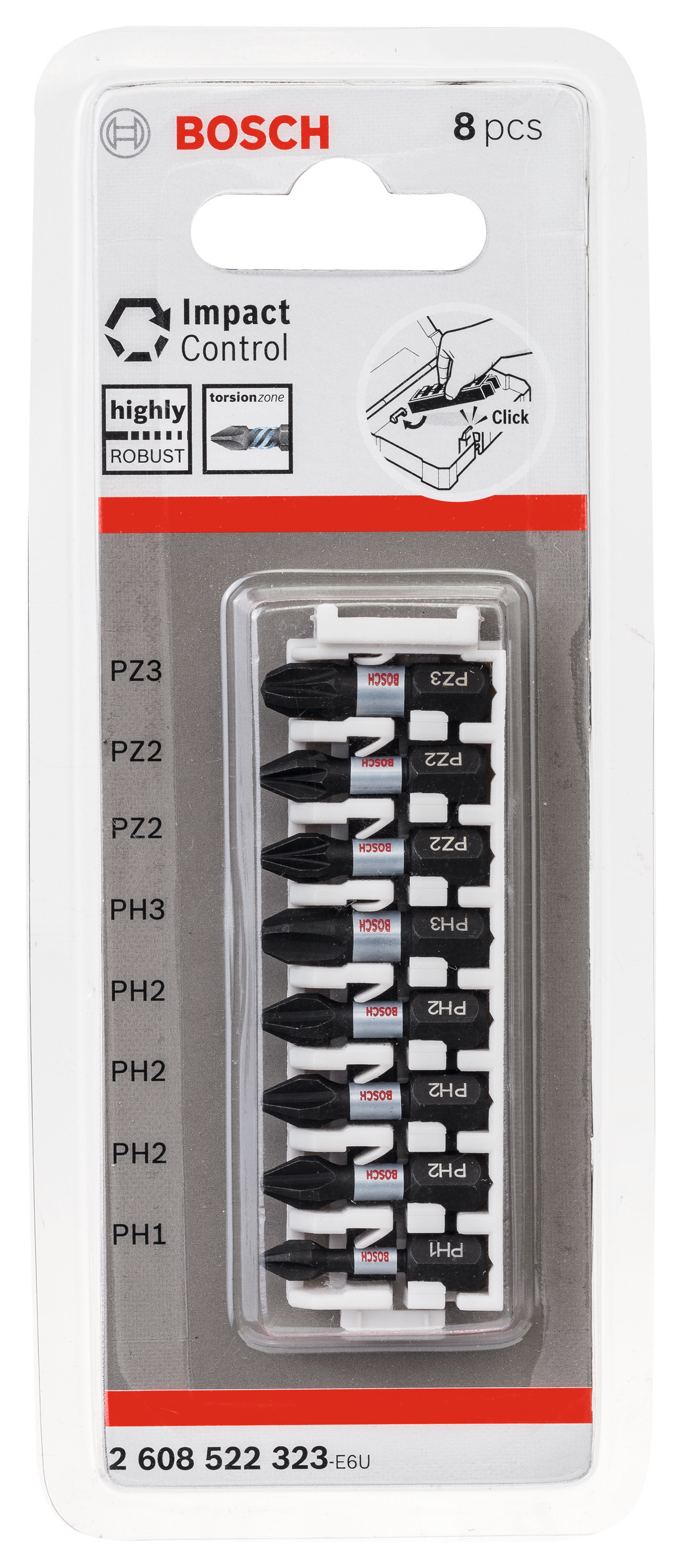 BITSSET BOSCH IMPACT PH/PZ1-2-3 25MM 8 DELAR