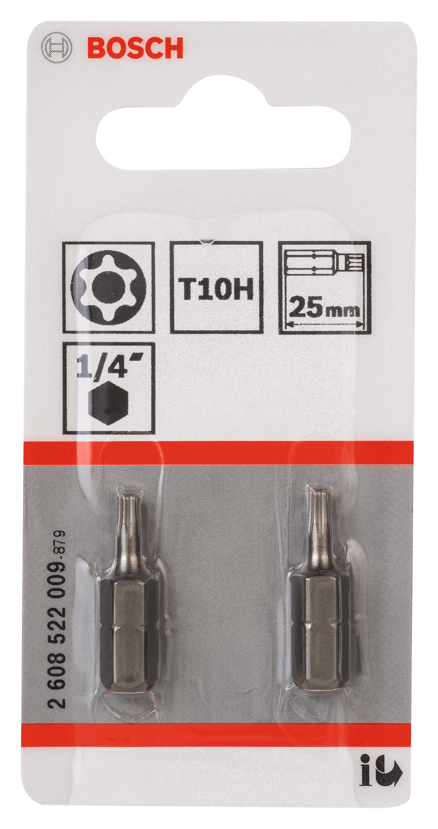 BITS BOSCH T10 SECURITY TORX 2ST