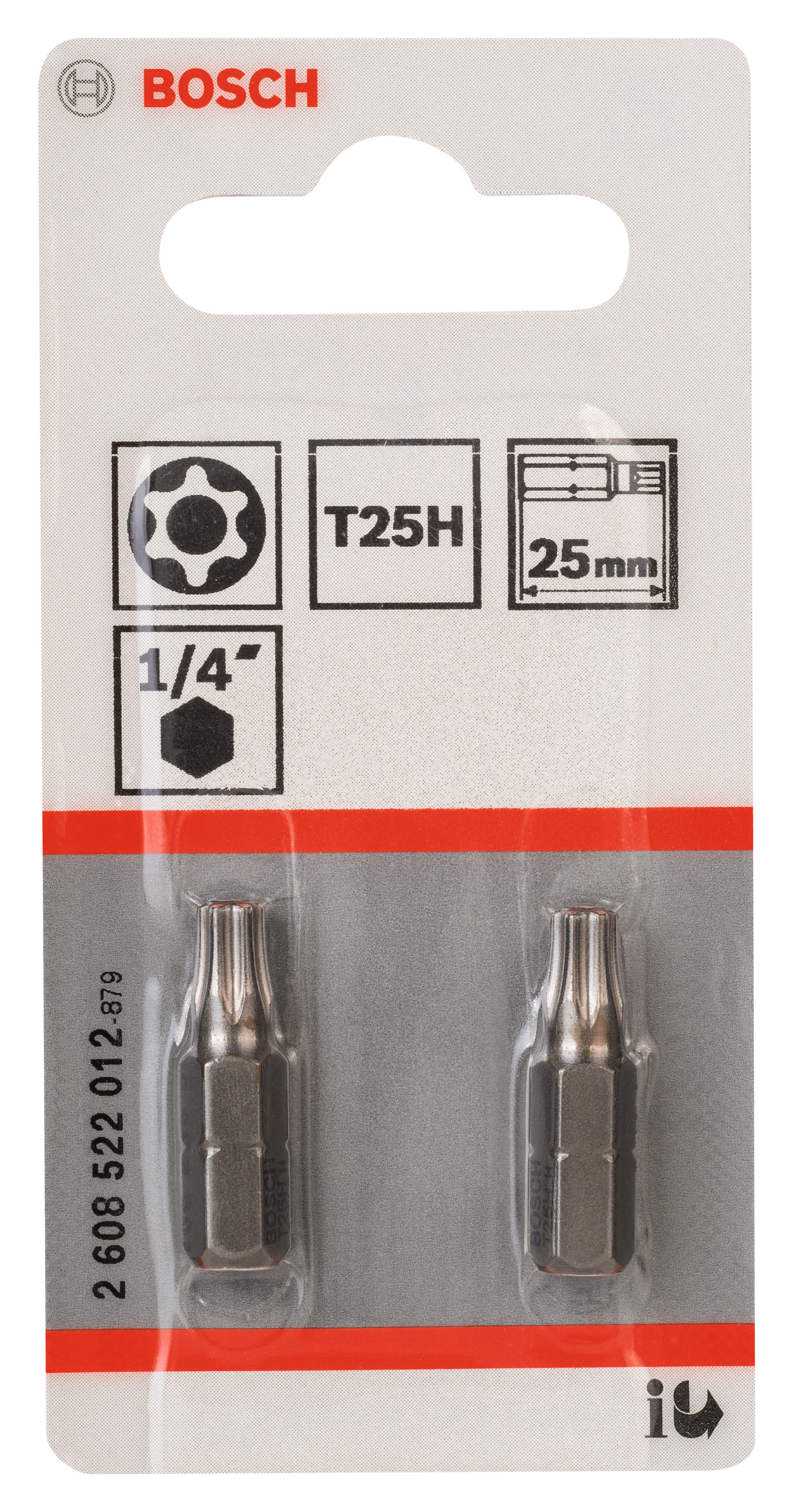 BITS BOSCH T25 SECURITY TORX 2ST