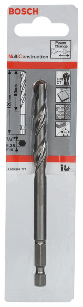 CENTRERINGSBORR BOSCH HM FÖR HÅLSÅG MULTI-CONSTRUCTION
