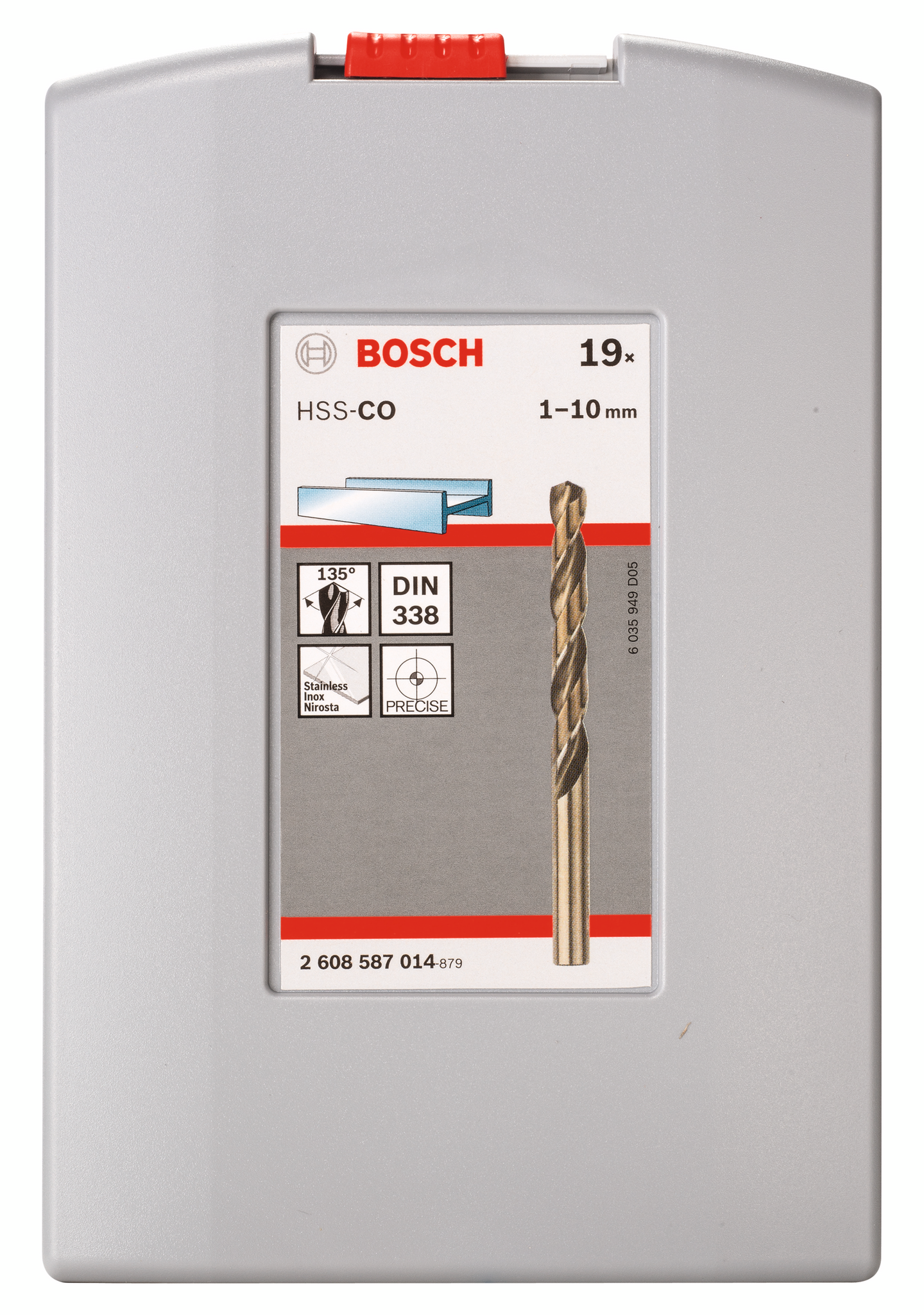 BORRSET BOSCH METALL HSS-CO 19ST
