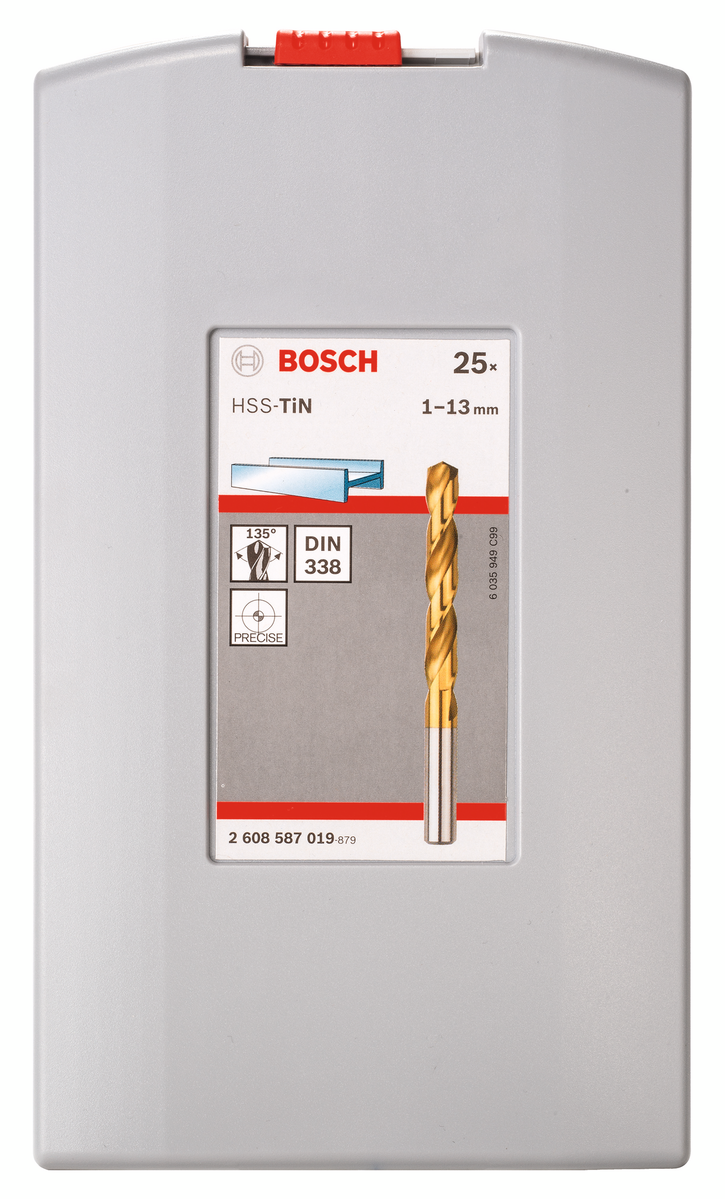 BORRSET BOSCH METALL HSS-TIN 25ST