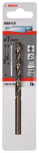 METALLBORR BOSCH HSS-CO S 7,0X109 5S