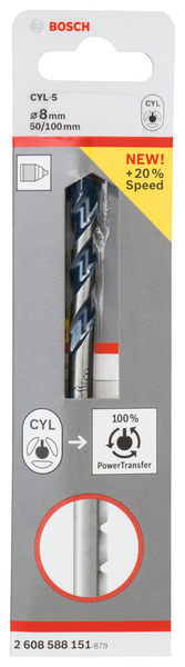 BETONGBORR CYL5 8X100MM