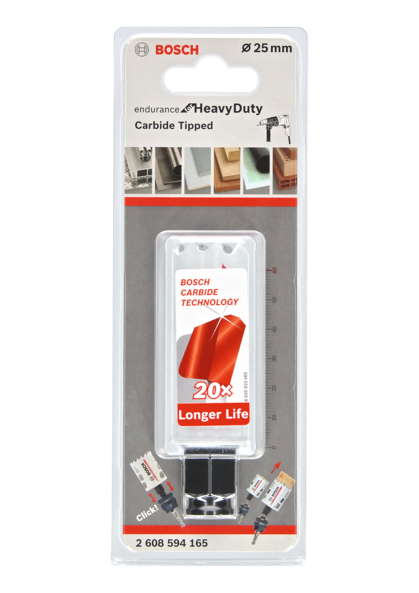 HÅLSÅG CARBIDE POWERCHANGE 25MM L60MM